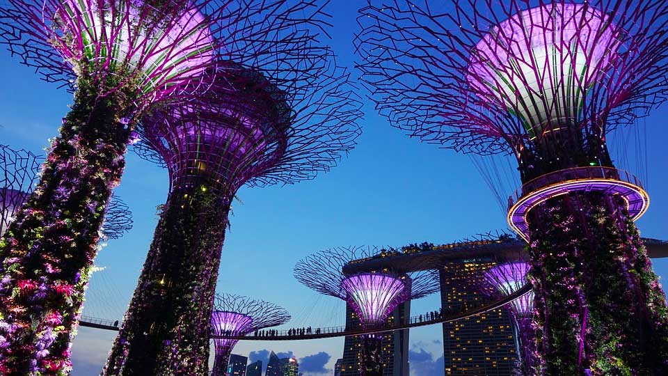 Singapore: moderne zakenstad in Aziatische sfeer