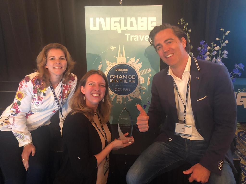 UNIGLOBE Alliance Travel wint de ‘International TMC of the Year’ award. 